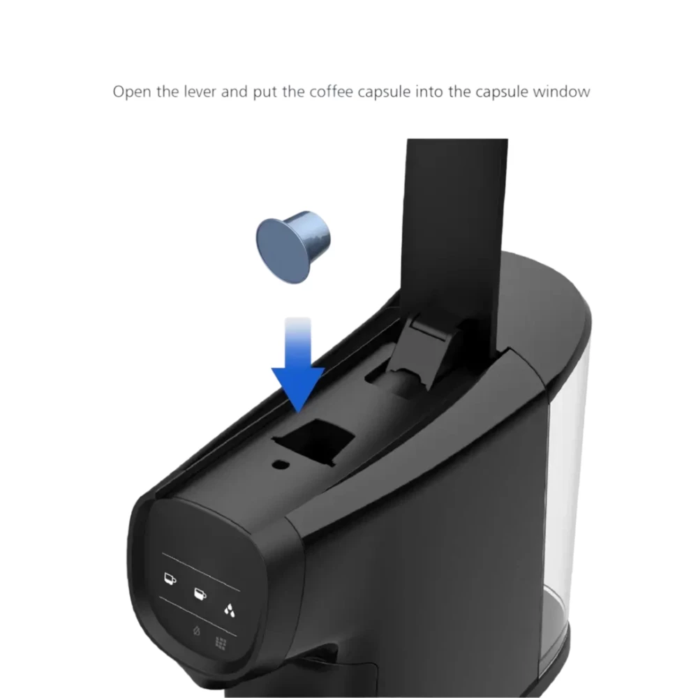 Florence Machine à café à capsules TIMELESS 3A-C285B 1200W