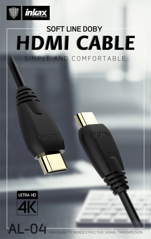 Inkax Câble HDMI - 4K - Ultra HD - 2160P