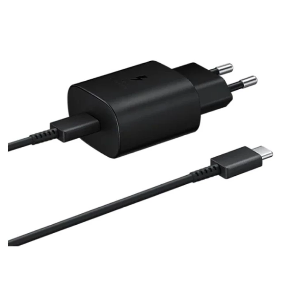 ADAPTATEUR DE CHARGE SAMSUNG PD 25W AVEC CÂBLE - NOIR