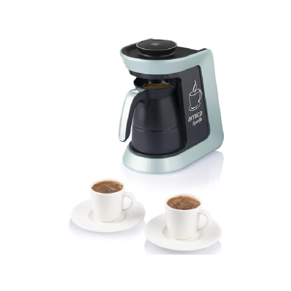 MACHINE À CAFÉ ARNICA KÖPÜKLÜ A.IH32052 / 4 TASSES / 650W / VERT MENTHE