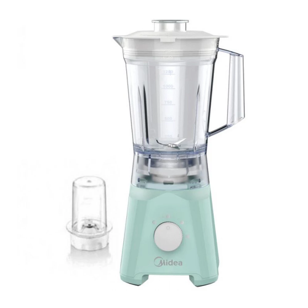 BLENDER MIDEA 600 W AVEC MOULIN - BLEU PASTEL