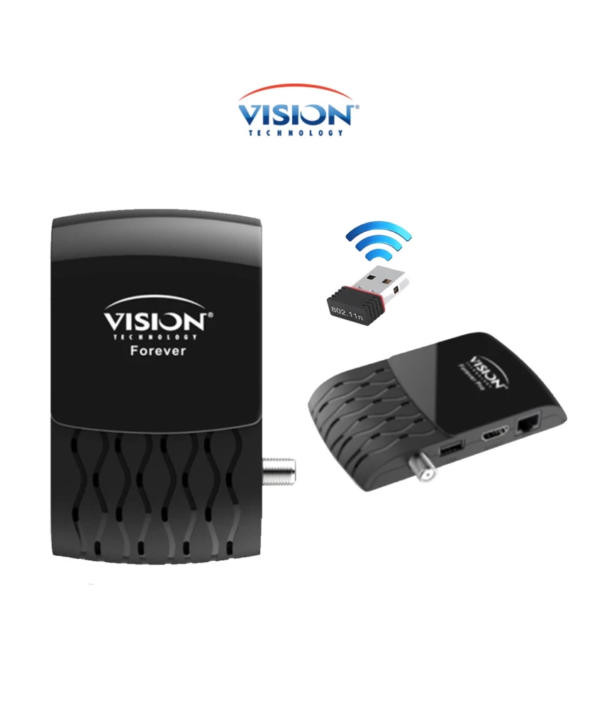 RÉCEPTEUR VISION FOREVER PRO FULL HD + ABONNEMENT GRATUIT + 15 MOIS SHARING