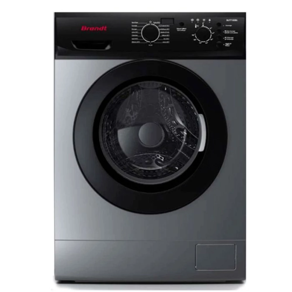 Lave Linge Frontal BRANDT BLF715SBL 7 Kg SILVER