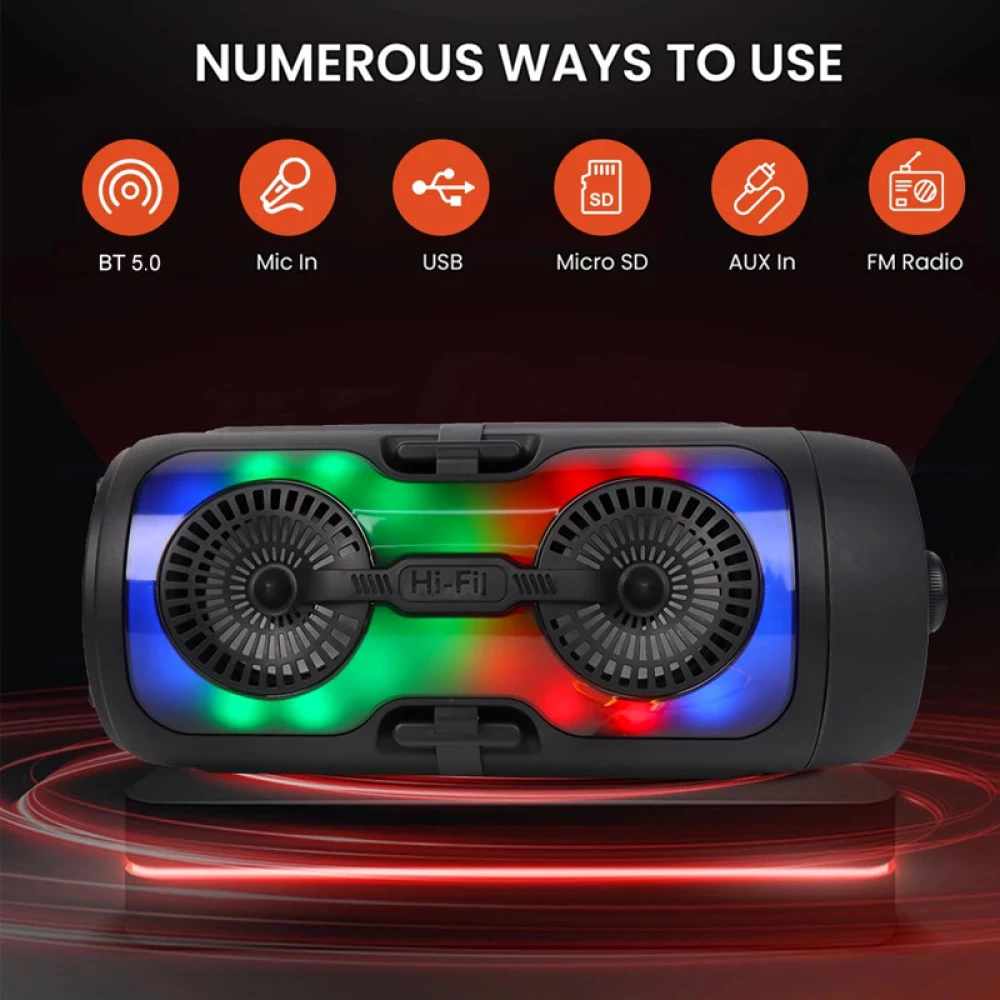 Haut Parleur Sans Fil ZQS 4291 Rechargable Avec Microphone