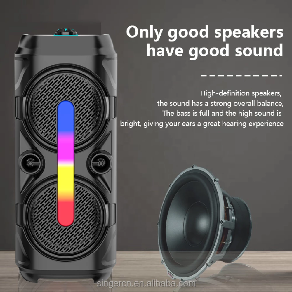 Haut Parleur Sans Fil ZQS 6239xw Rechargable Avec Microphone