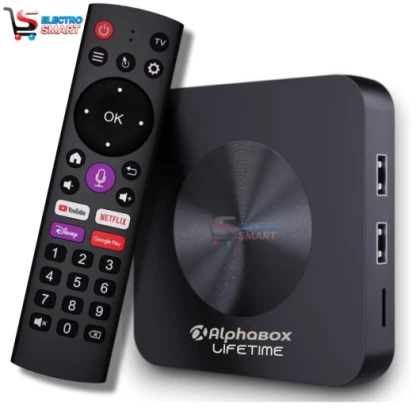 BOX TV ANDROID ALPHABOX LIFETIME 2G/16G 8K 